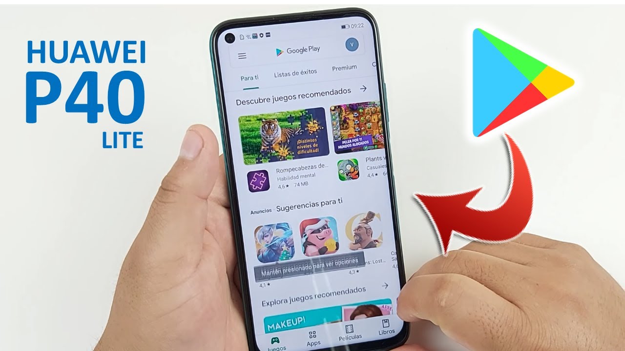 Instalar Play Store en Huawei P40 Lite