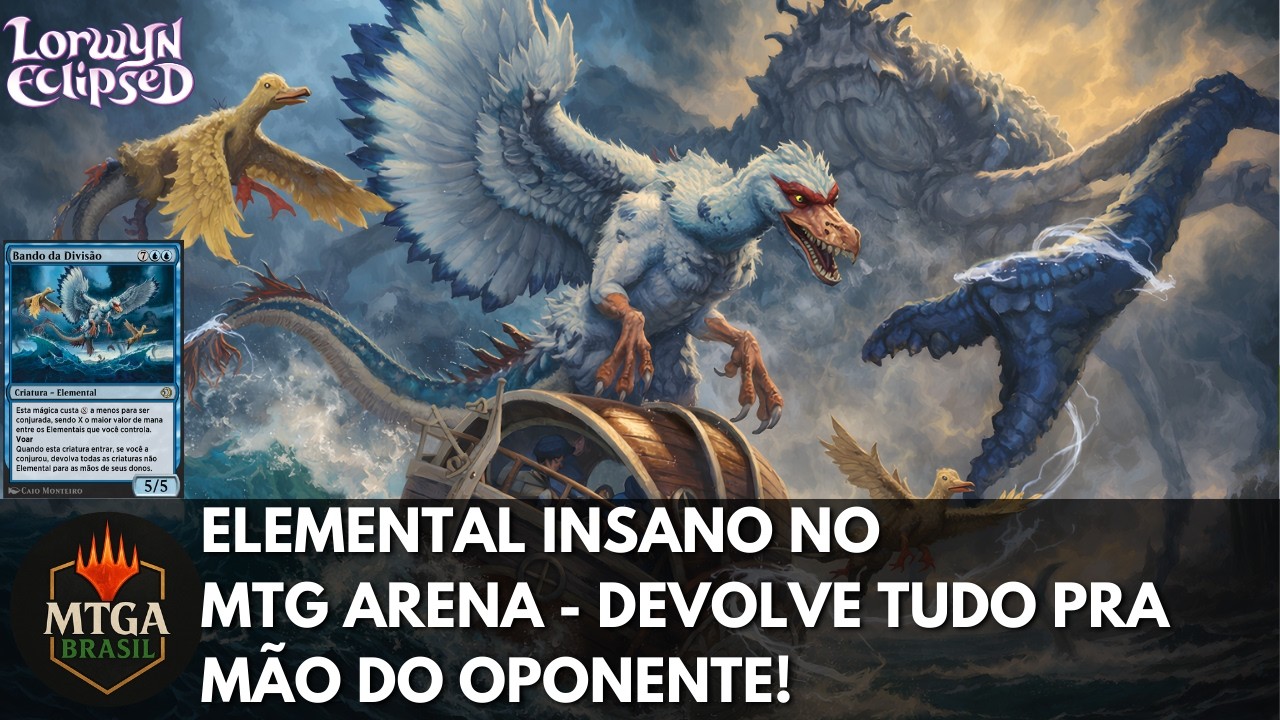 ELEMENTAL INSANO no MTG Arena 🔥 Devolve TUDO pra mão do oponente!