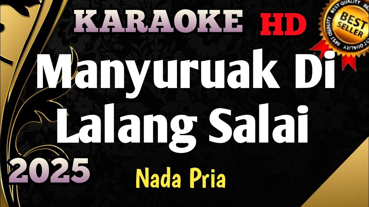 Manyuruak Di Lalang Salai || Karaoke Minang Nada Cowok Terbaru HD