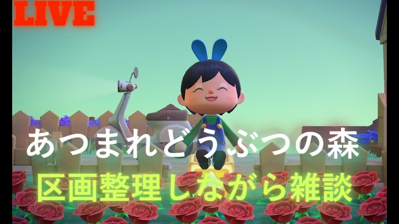 【あつまれどうぶつの森配信】　区画整理しながら雑談