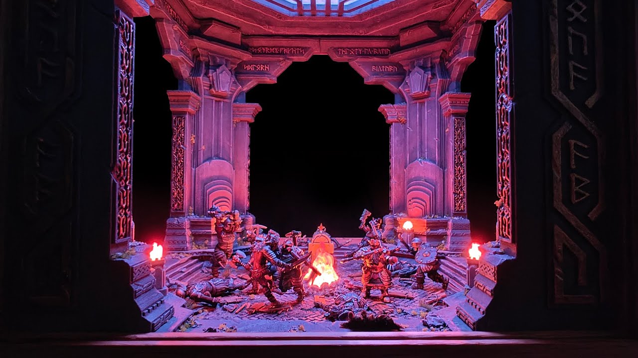 Return To Moria Diorama - Ambush in the Shadows