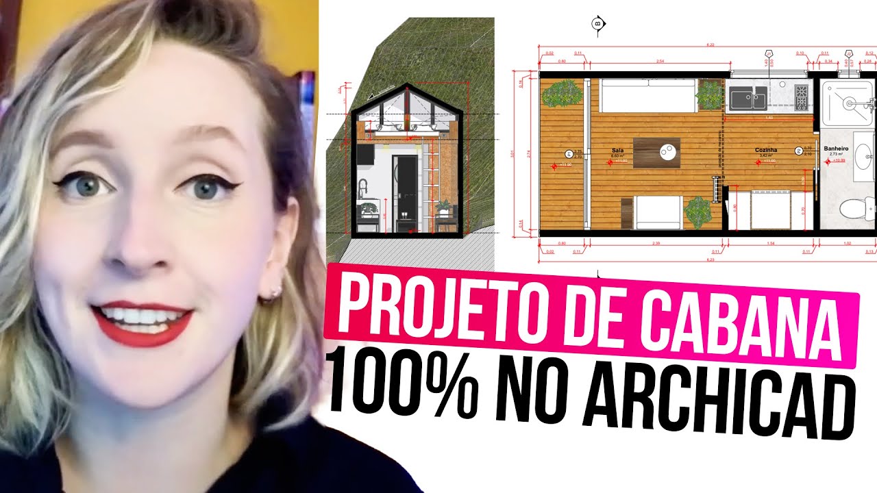 Como o Erik fez um projeto completo de uma cabana 100% no Archicad