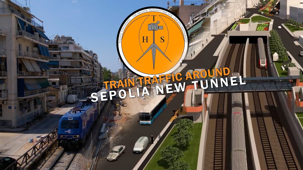 Train Traffic around Sepolia New Tunnel | July 2024