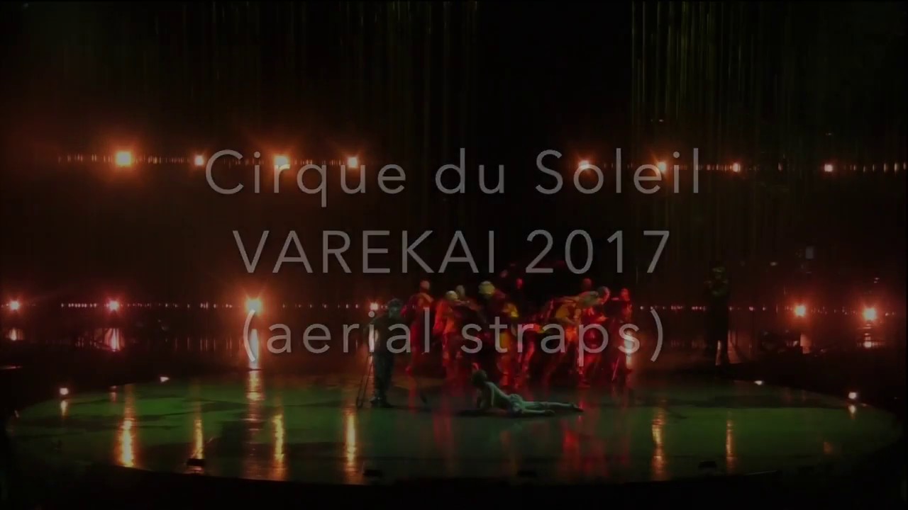 Duo Silver Stones. Aerial Straps act. Cirque du Soleil - Varekai 2017