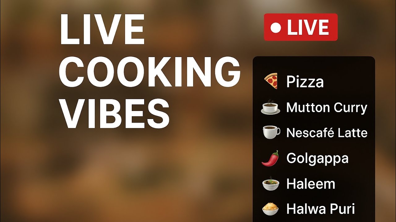  Cooking Marathon | From Pizza to Haleem | Live Food Vibes 🍕🥘