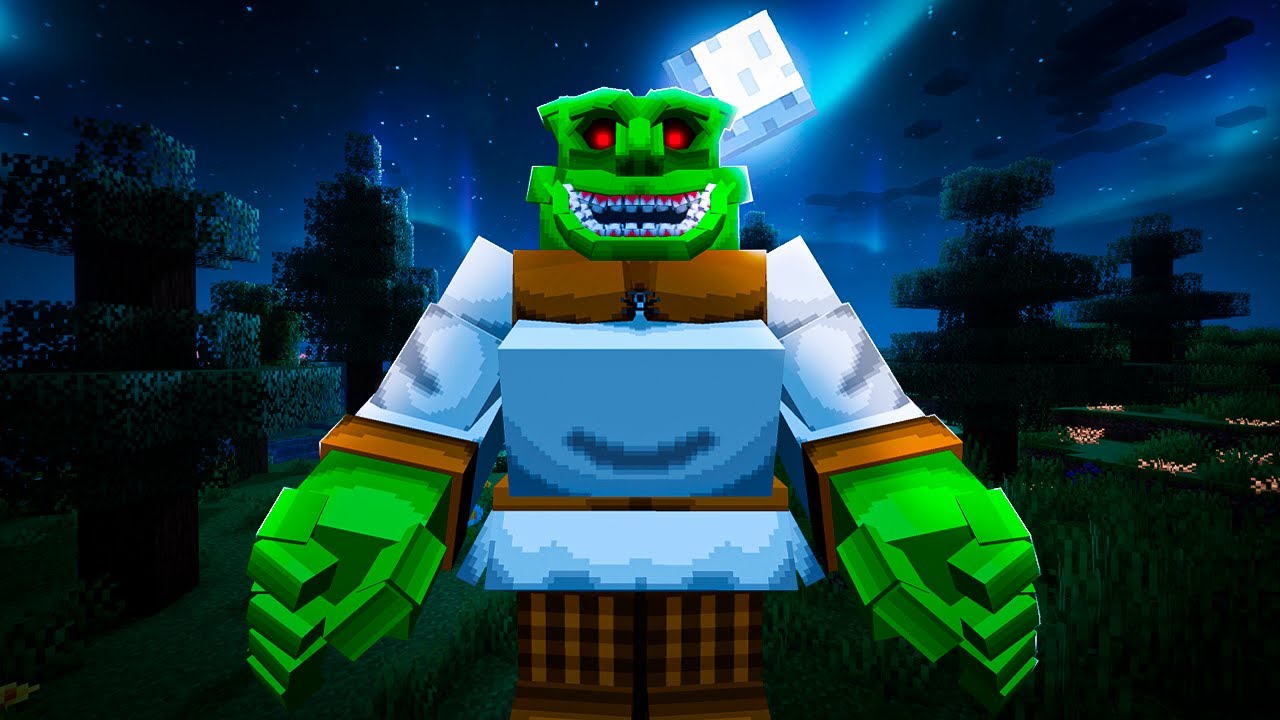 O SHREK DO MAL É ASSUSTADOR! Shrek Dweller - Minecraft Survival