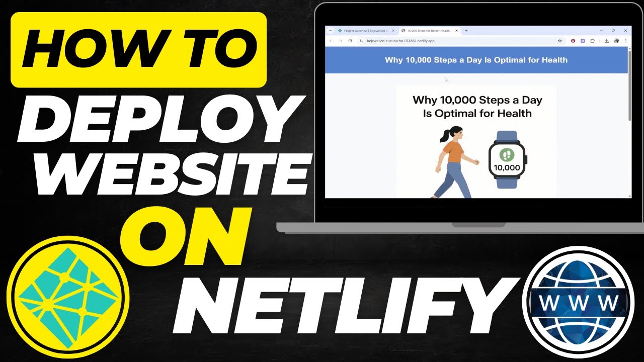 How To Deploy Website on Netlify Free | Upload & Host Any Site in Minutes (2025 Guide)