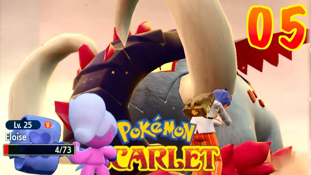 How to Beat Great Tusk at Level 20 ( Pokemon Scarlet Ep 5 )