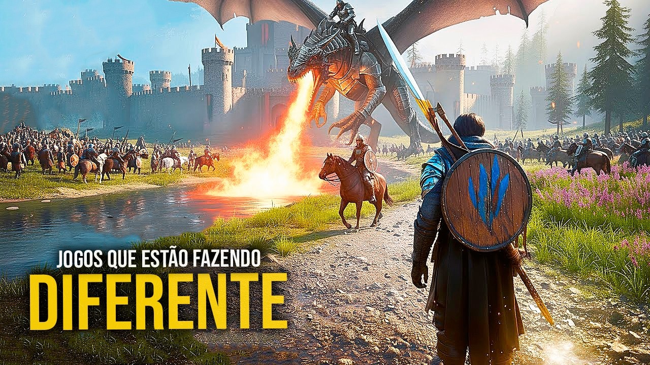 Os 20 NOVOS Jogos de MUNDO ABERTO que ESTÃO FAZENDO DIFERENTE 2026