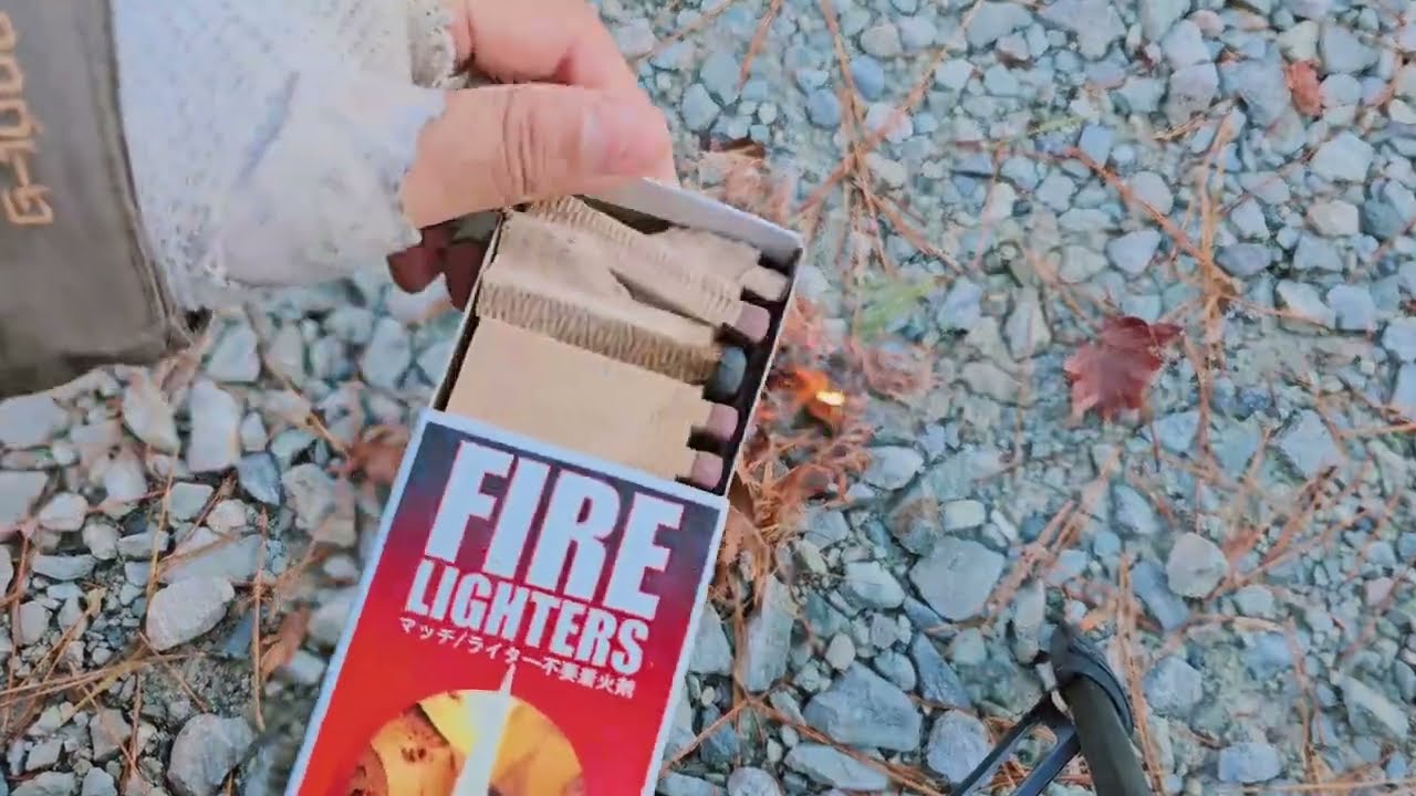 성냥형 착화제 파이어 라이터스 l 스웨디시 매치 l 20개 l 1만원 l 개댱 8분 연소 l 방풍에 취약