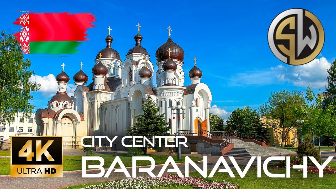 [4K] Discovering 👨🏻‍✈️ Baranavichy 🏢, Belarus 🇧🇾