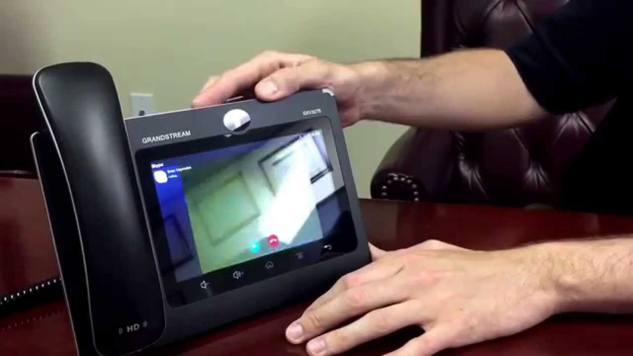 How to make a video call with the Grandstream GXV3275 IP Video Phone