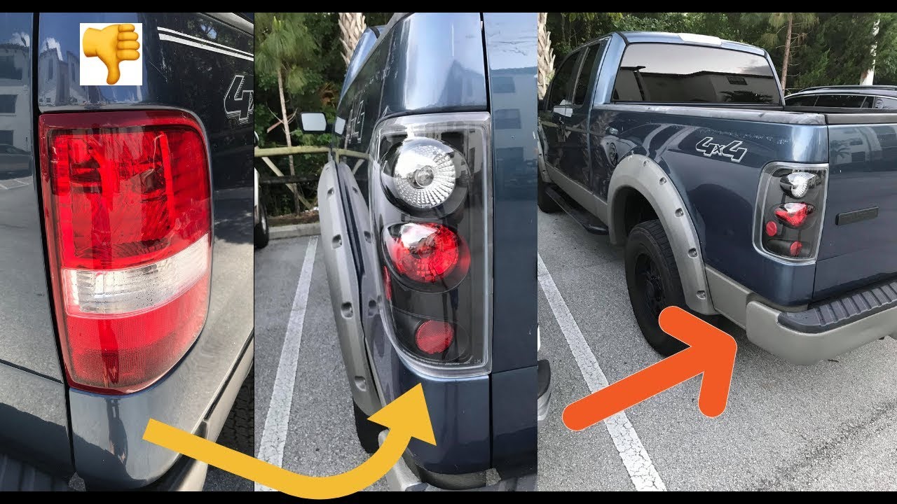 I REPLACED THE TAILLIGHTS ON MY 2006 FORD F-150! ( FITS 2004-2008)