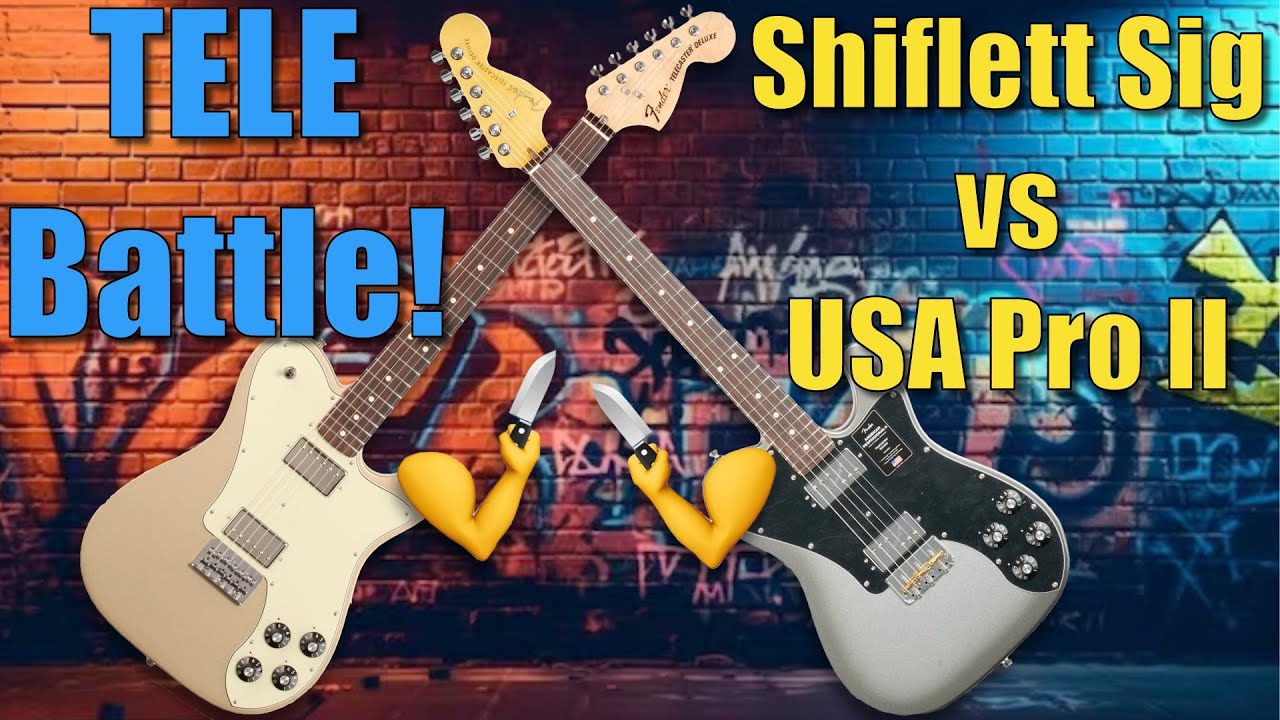 Fender American Pro II против Chris Shiflett Tele!