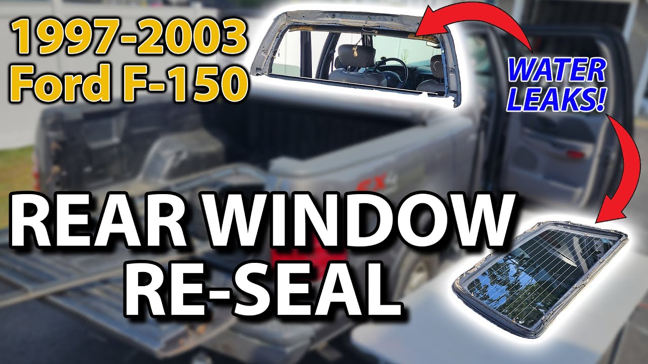 Как повторно загерметизировать заднее стекло Ford F-150 1997-2003 годов