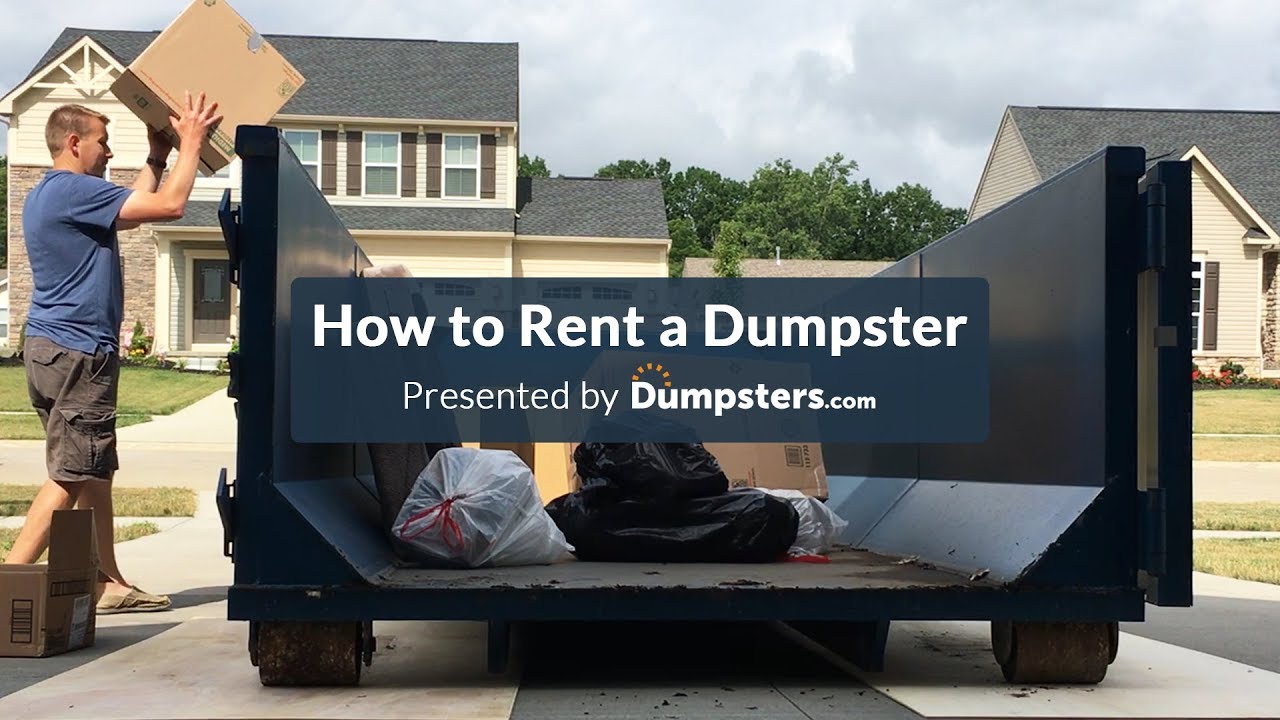 How to Rent a Dumpster with Dumpsters.com
