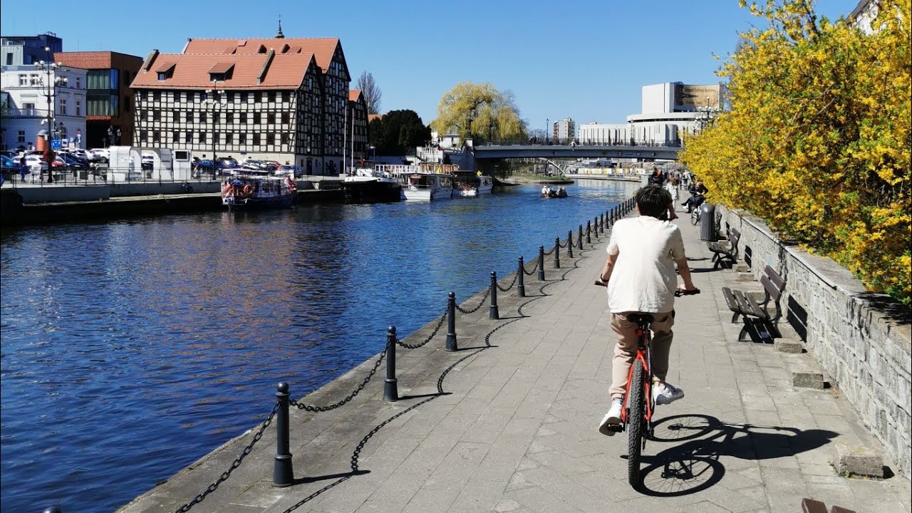 Bydgoszcz - rowerem wzdłuż Brdy i Kanału Bydgoskiego - wiosna 2023