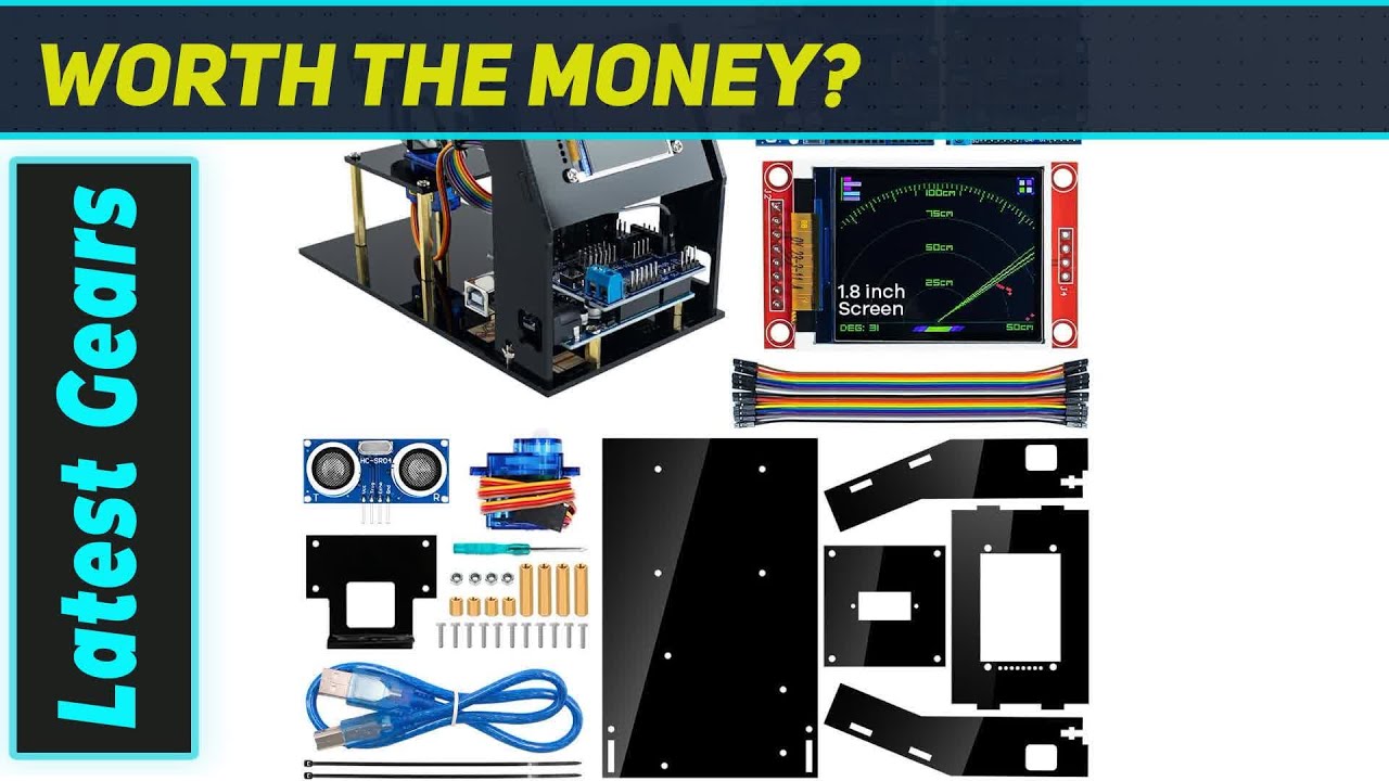 LAFVIN Ultrasonic Radar Kit: Best Arduino Project for Object Detection!