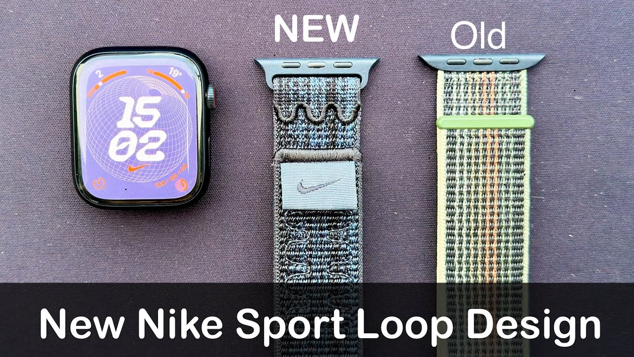 Новый спортивный браслет Nike Sport Loop 2023 года в сравнении со старым спортивным браслетом — р...