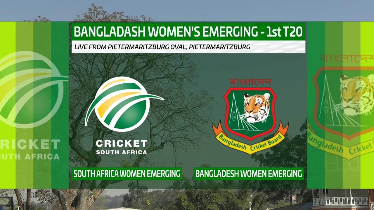 SA Emerging Women vs Bangladesh Emerging Women - T20 Match 1 Live from Pietermaritzburg Oval