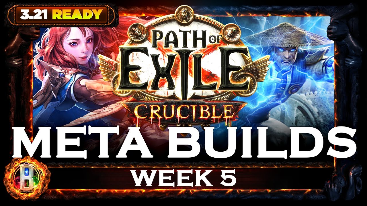 [PoE 3.21] CRUCIBLE META BUILDS 4 - MOST PLAYED - CRUCIBLE LEAGUE - POE BUILDS