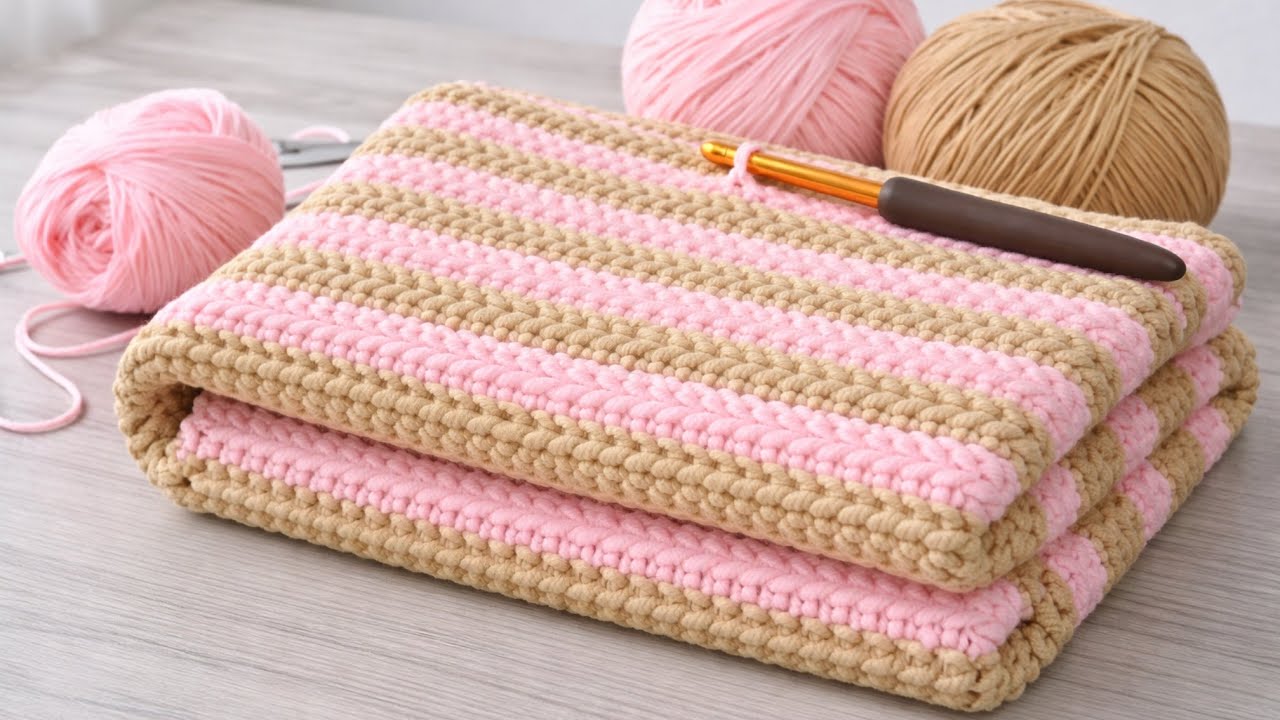 A Blanket in 3 Days😍| You have never seen such an EASY and Beautiful Crochet Pattern ✅💯
