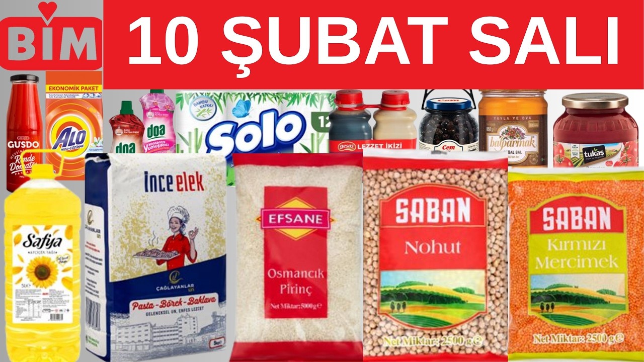 BİM BU HAFTA İNDİRİM! 10 ŞUBAT BİM GELECEK KATALOĞU I BİM BU HAFTA#bim #buhaftaaktüel #indirim