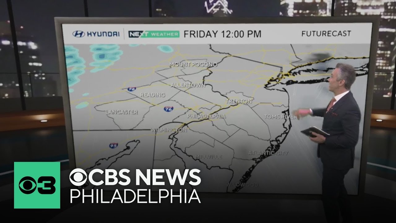 Snow showers and squalls likely in Philadelphia region Friday night