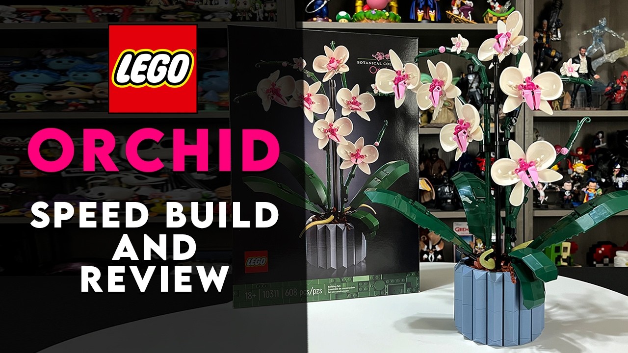 Building the LEGO Orchid – A Blooming Beauty for Your Desk!