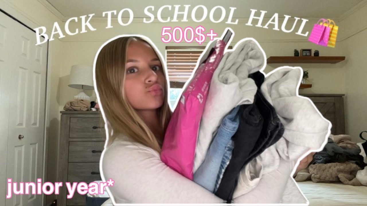 500$+ BACK TO SCHOOL CLOTHING HAUL🛍️🛒📚🤓