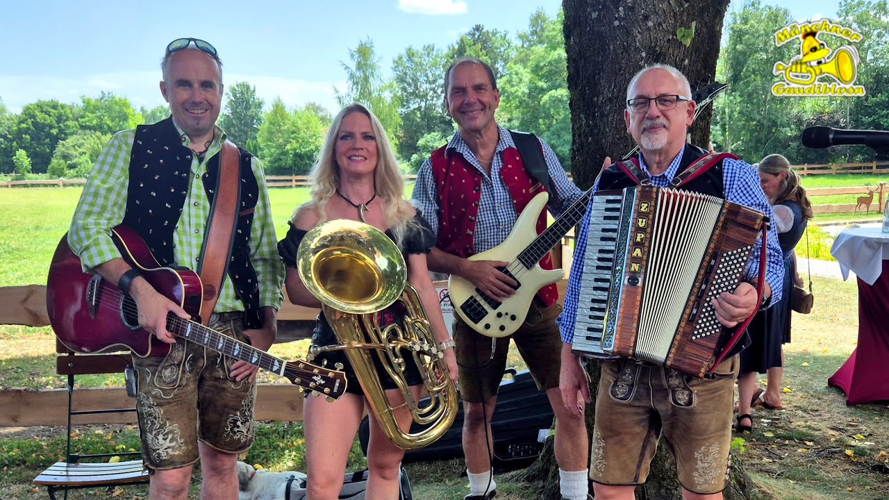 Hochzeitsfeier im Allgäu mit der Münchner Gaudiblosn als Hochzeitsband