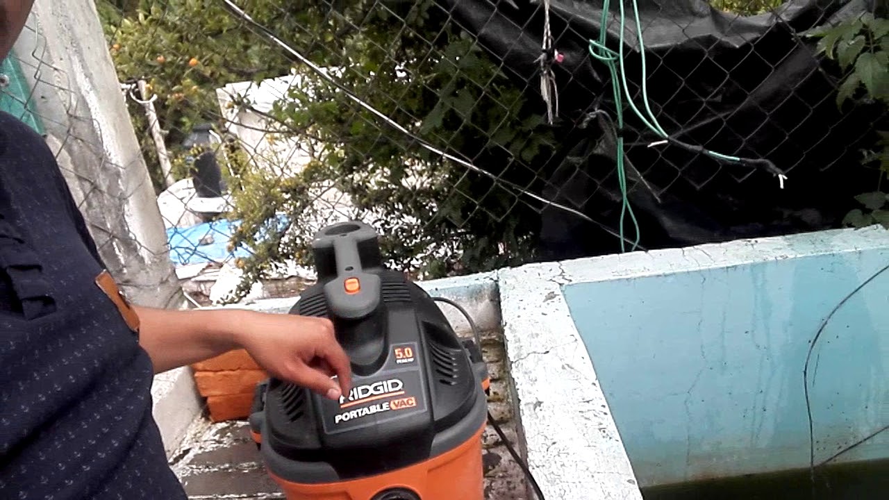 Aspiradora ridgid 4galones 5HP