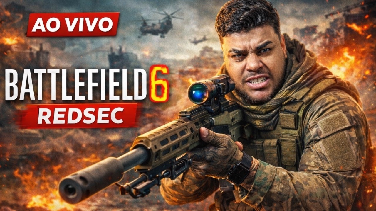 BATTLEFIELD 6 REDSEC - GAMEPLAY AO VIVO ⚡ A SNIPER TÁ AFIADA DEMAIS ⚡