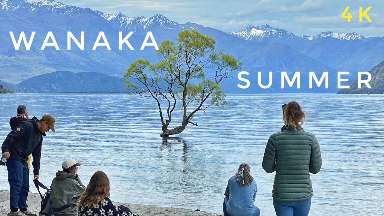 Wānaka – New Zealand’s Favourite Kiwi Holiday Destination | Wanaka New Zealand Walking Tour 4K