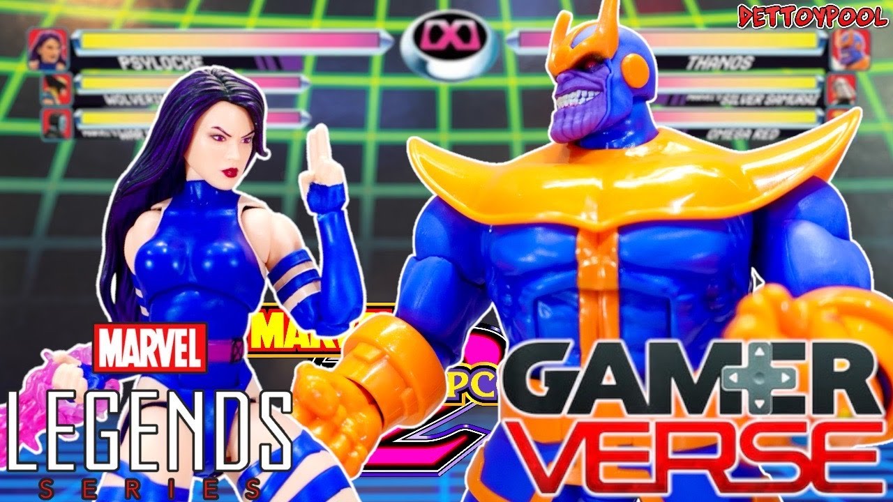 【マーヴルvsカプコン】マーベルレジェンド ゲーマーバースシリーズから待望のサイロックが発売！サイロックvsサノス 2パックセットを開封レビューしていきます！！