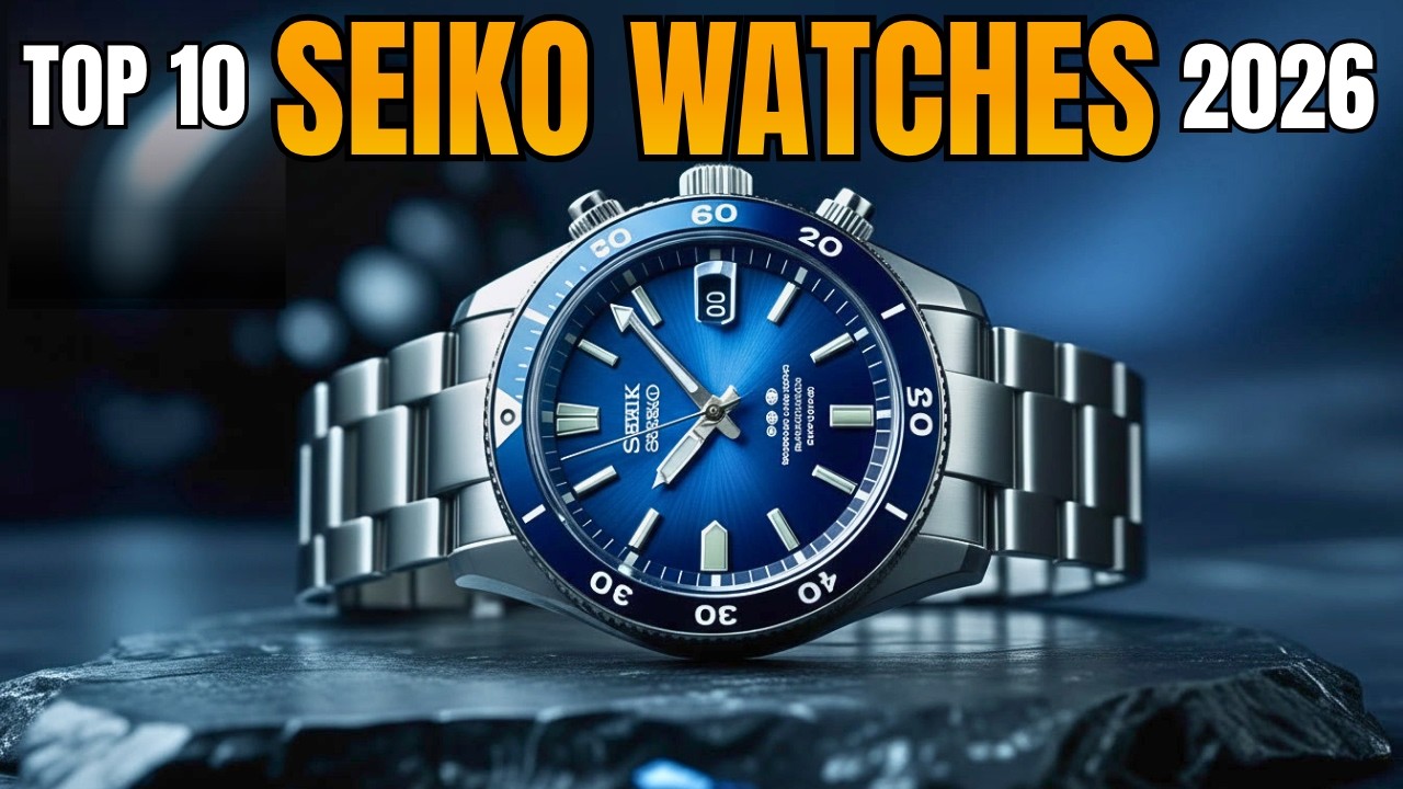 Top 10 Best Seiko Watches for Men in 2026 | Affordable Luxury Picks