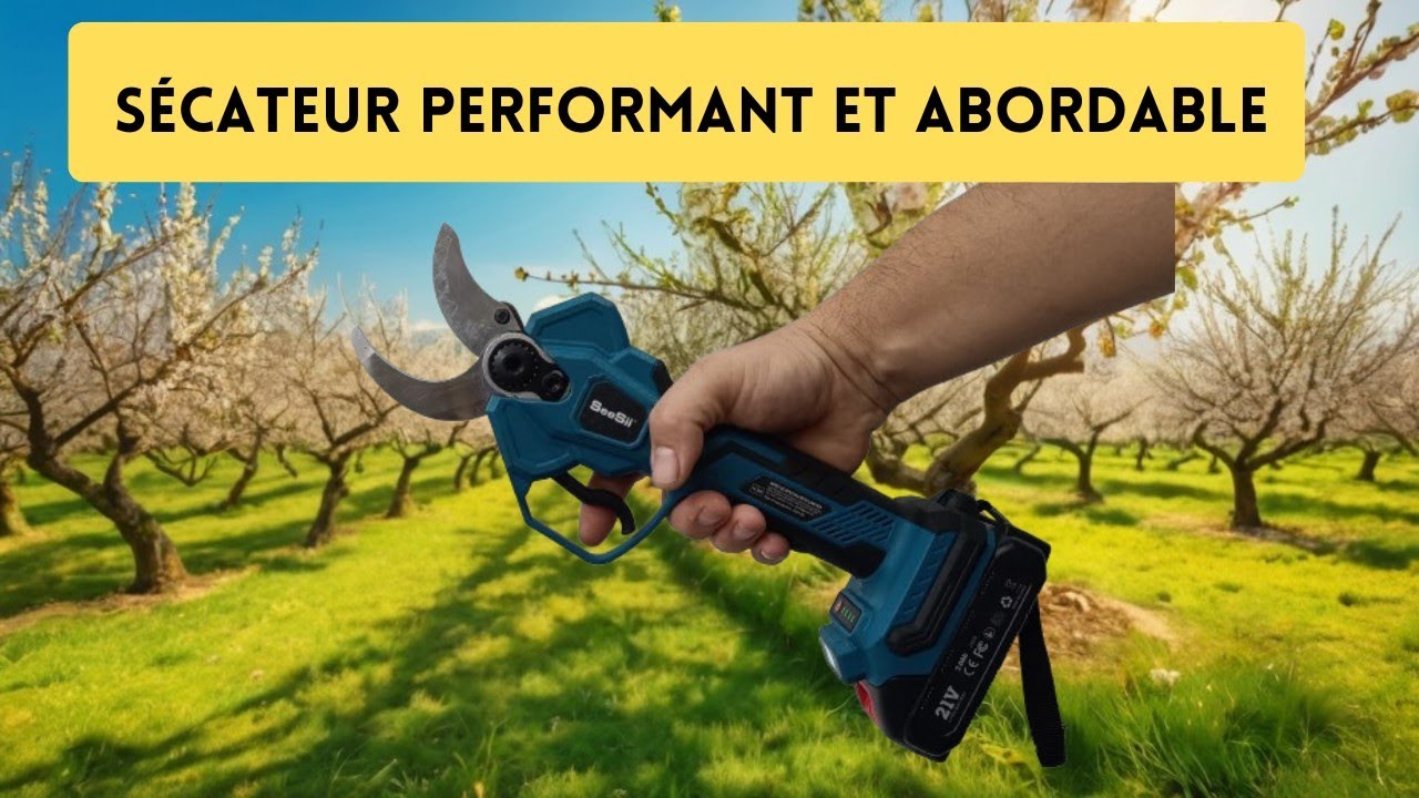 UN SÉCATEUR ÉLECTRIQUE PERFORMANT ET ABORDABLE