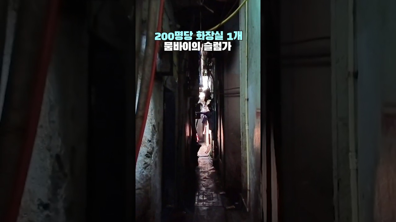 아시아 최대 슬럼가 '다라비'