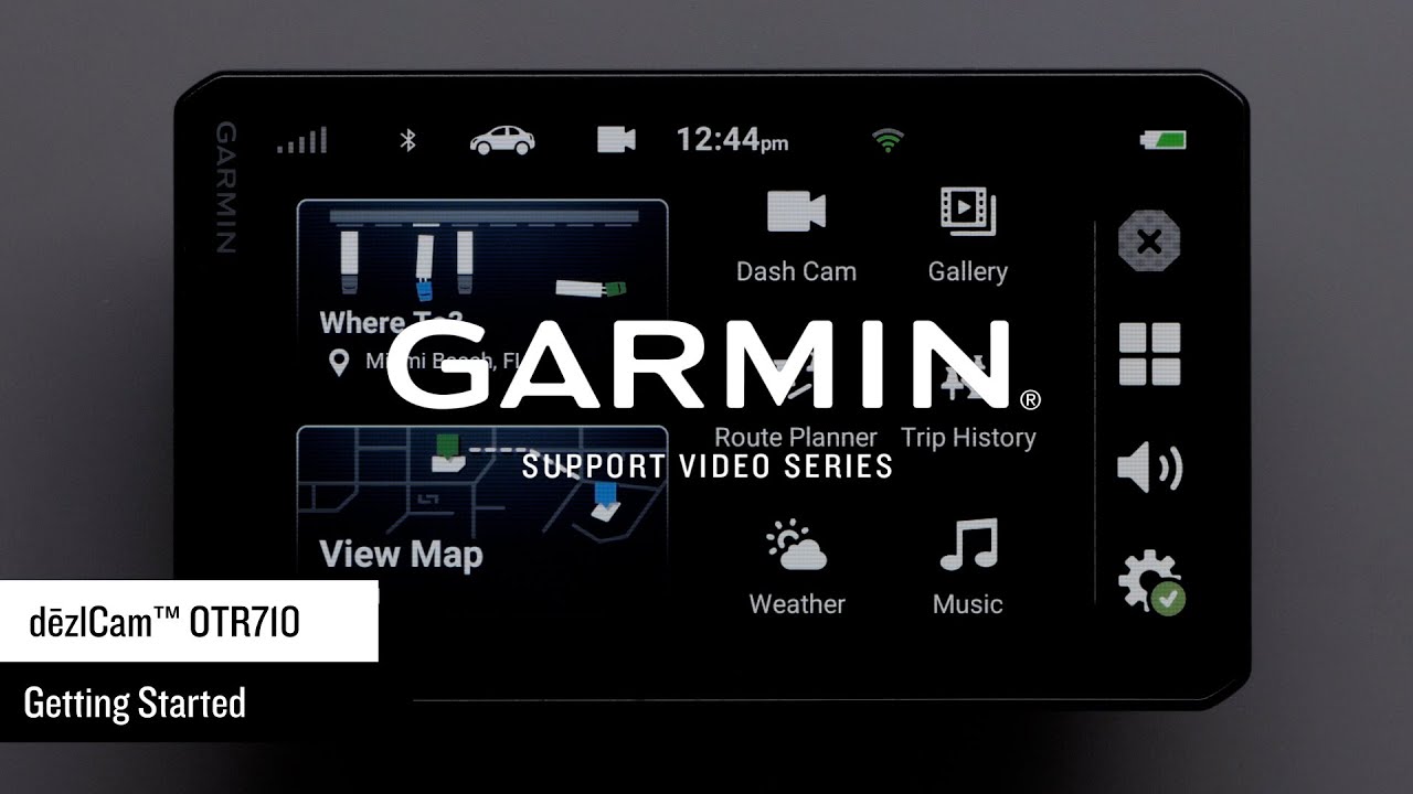 Support: Getting Started with the dēzlCam™ OTR710