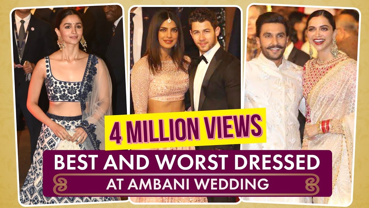 Best & Worst Dressed at Isha Ambani and Anand Piramal’s Wedding | Priyanka Chopra, Deepika Padukone