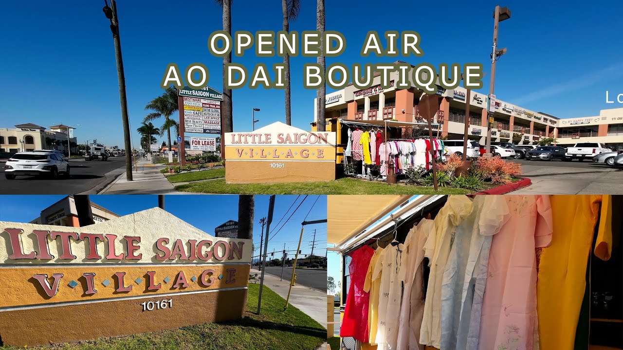 Giang Hàng Áo Dài Ngoài Trời/ Opened Air Áo Dài Boutique.