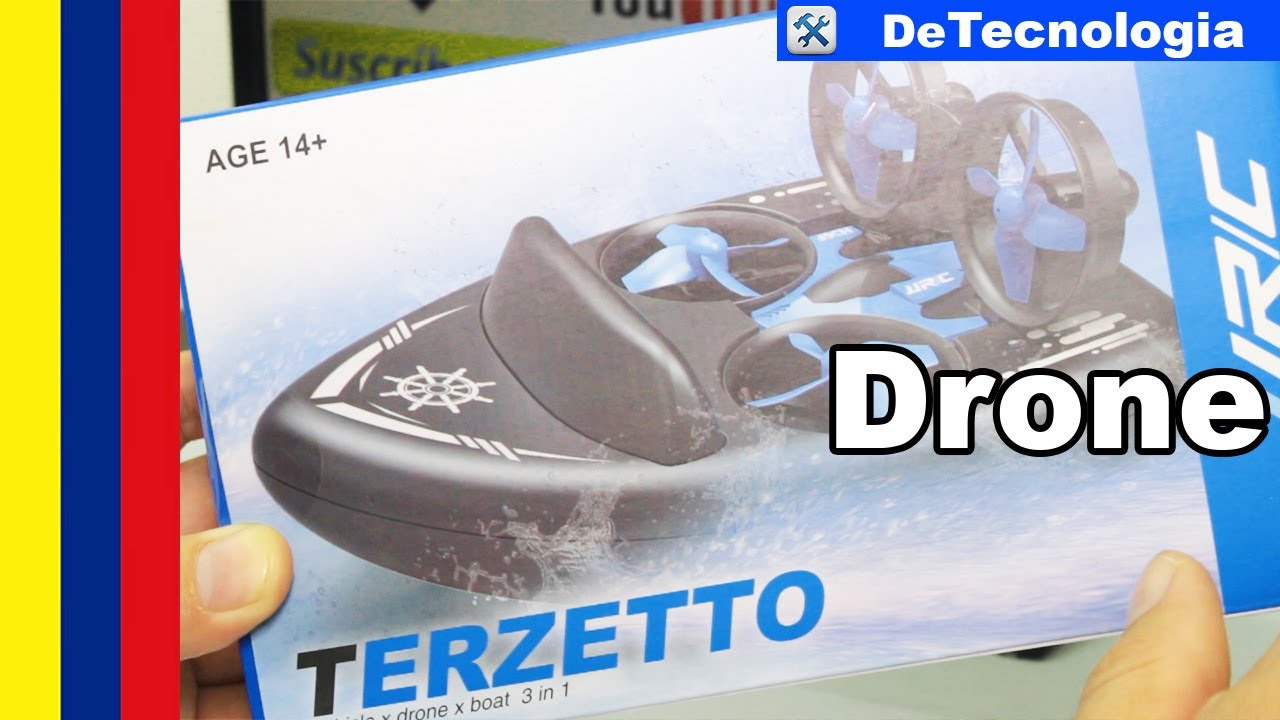 Drone Terzetto 3 En 1 Barco Aire Tierra en Cali Colombia - Venta Mejores juguetes Cali detecnologia