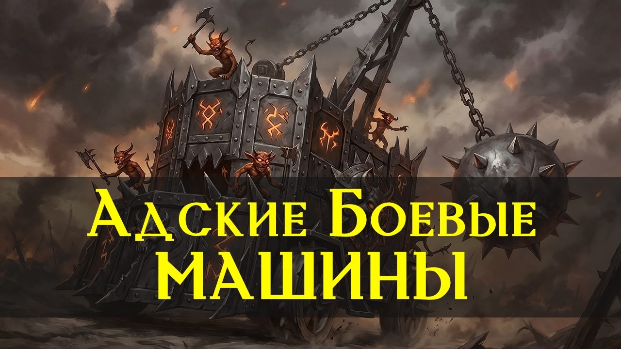 😈🚚👹 Адские боевые машины из Авернуса / Infernal war machine / Descent into Avernus / DnD Lore