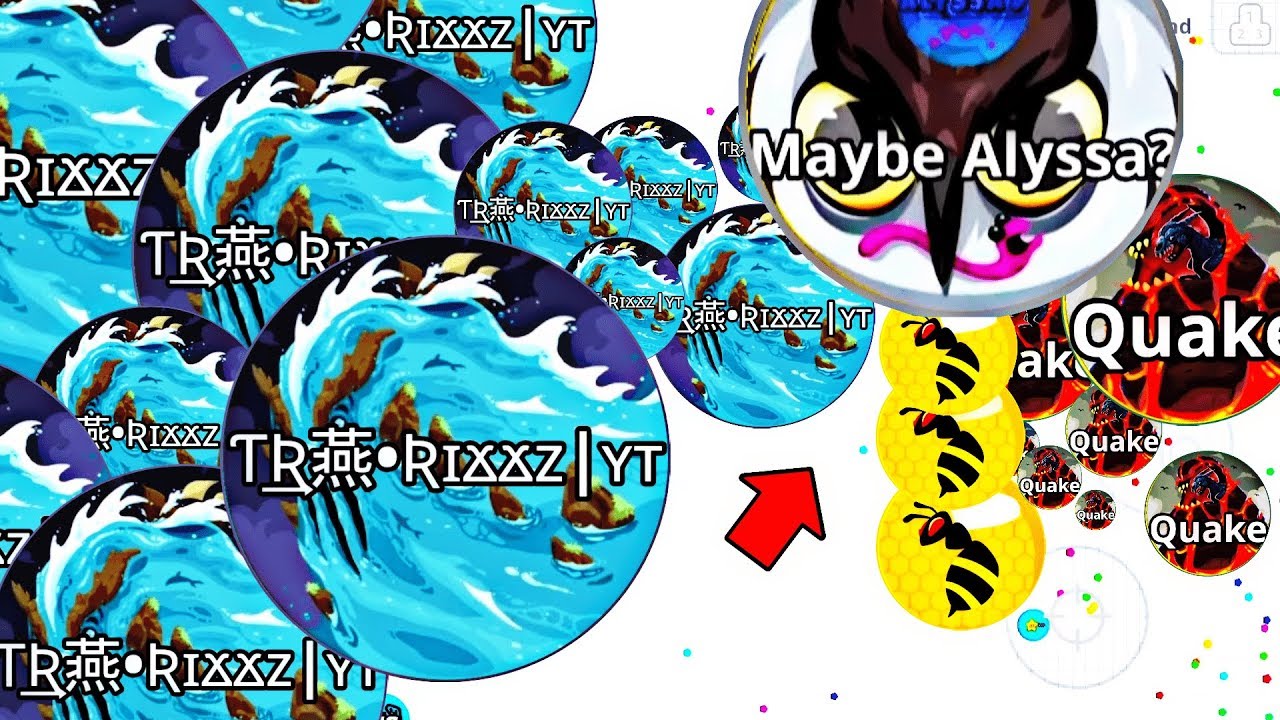 Funny Uncut with 2 pros! + Intense Baits! (Agar.io Mobile Gameplay!)