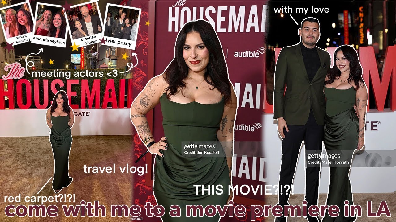 VLOG: come with me to a MOVIE PREMIERE IN LA 🎬🌴🌟| bookmas day 18