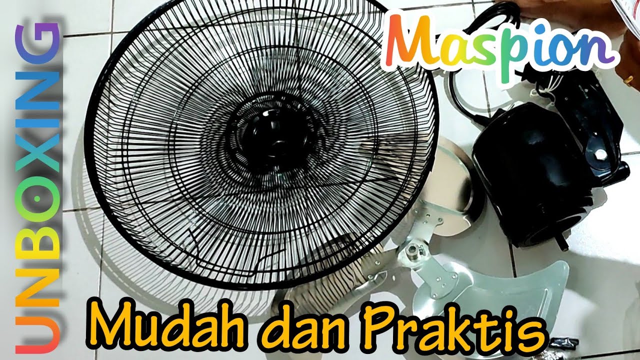 Cara Mudah Pasang Kipas Angin dinding dengan Bor Merek Maspion