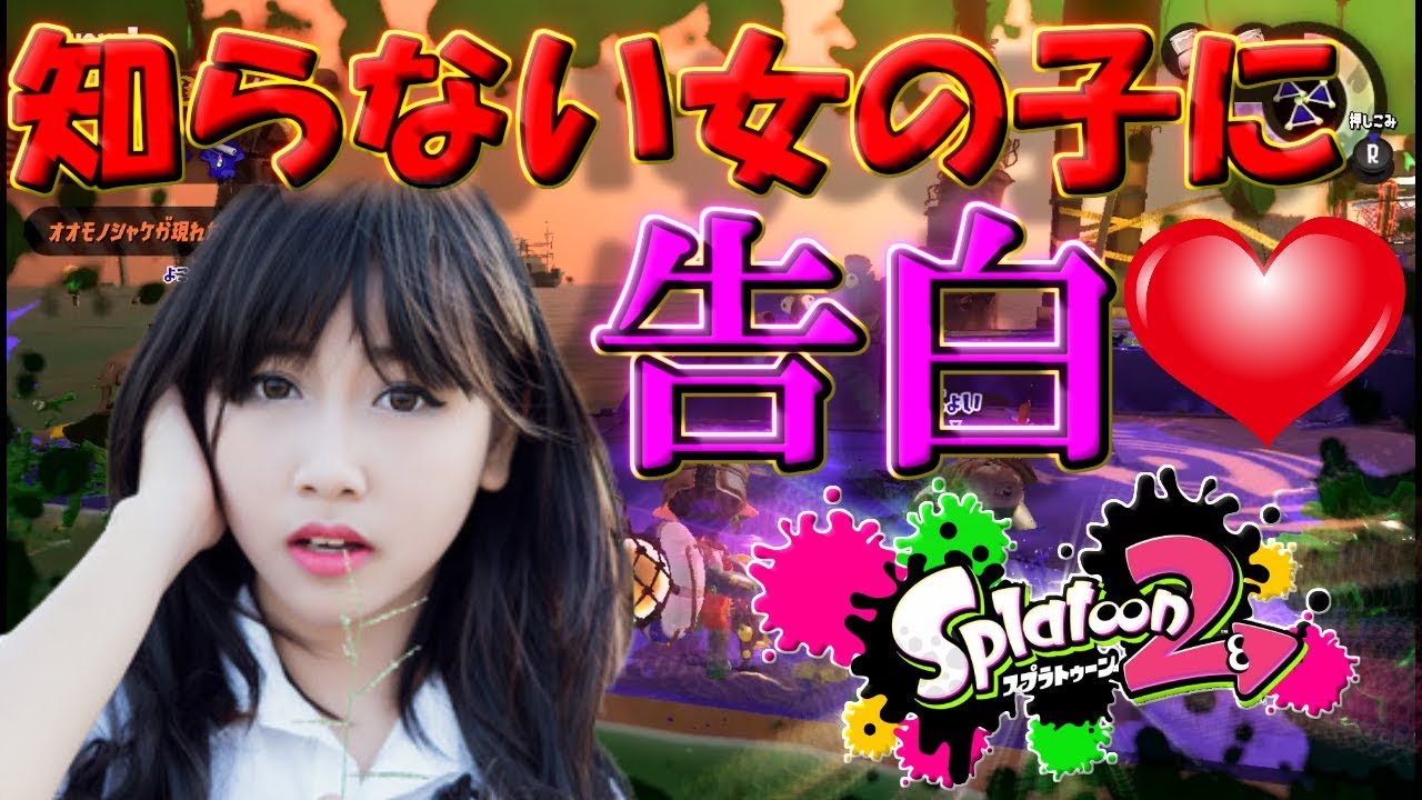 【スプラ2】初対面の女の子にガチ告白!!付き合うことはできるのか?!衝撃のラスト【スプラトゥーン2】【Splatoon2】【ハイグレ玉夫】