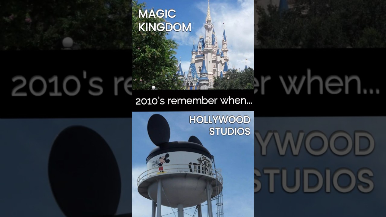 Part 1: Disney 2010's nostalgia ⏪ #disneyparks #disneyworld #magickingdom #hollywoodstudios #shorts