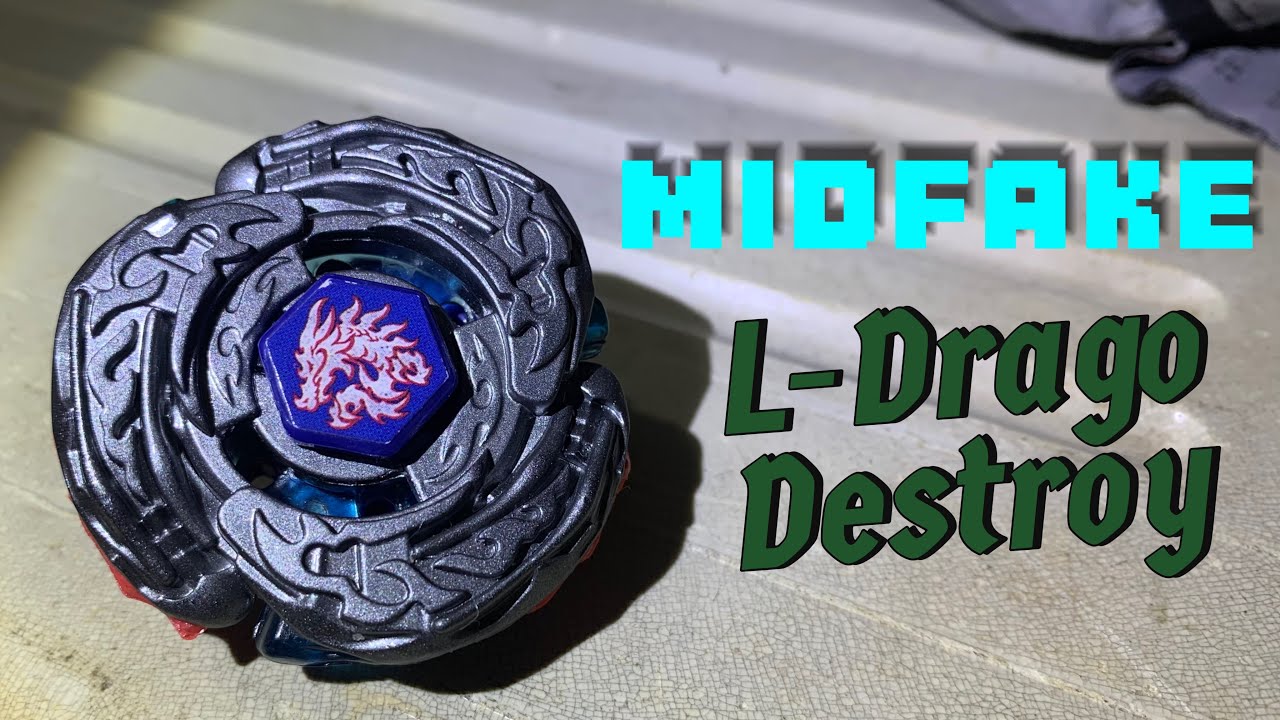 Midfake L-Drago Destroy Beyblade unboxing!!!!