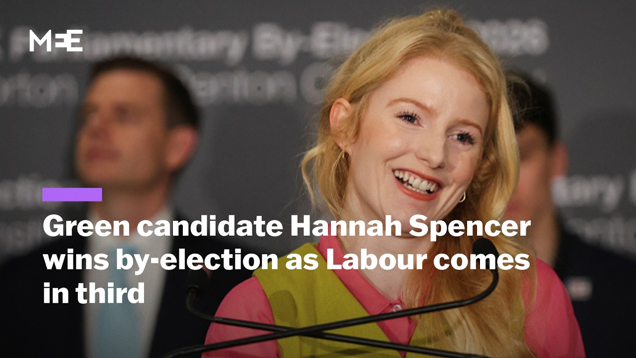 Green candidate Hannah Spencer claims victory in UK by-election as Labour comes in third